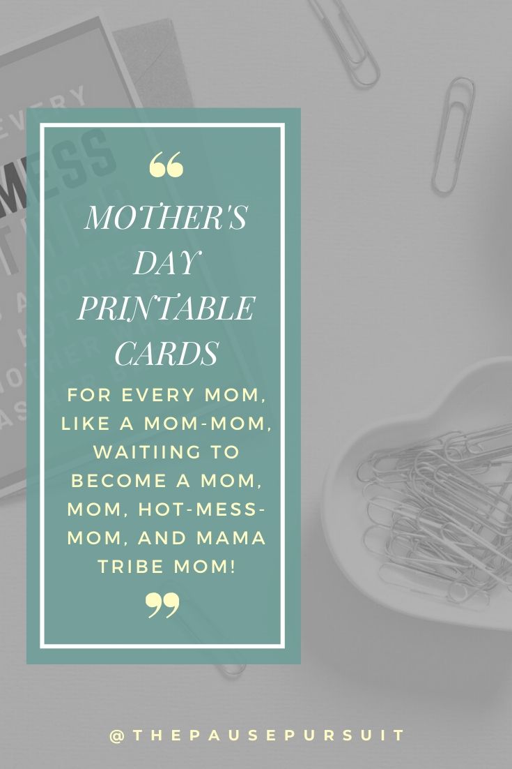 Free Mother's Day Printabble Cards