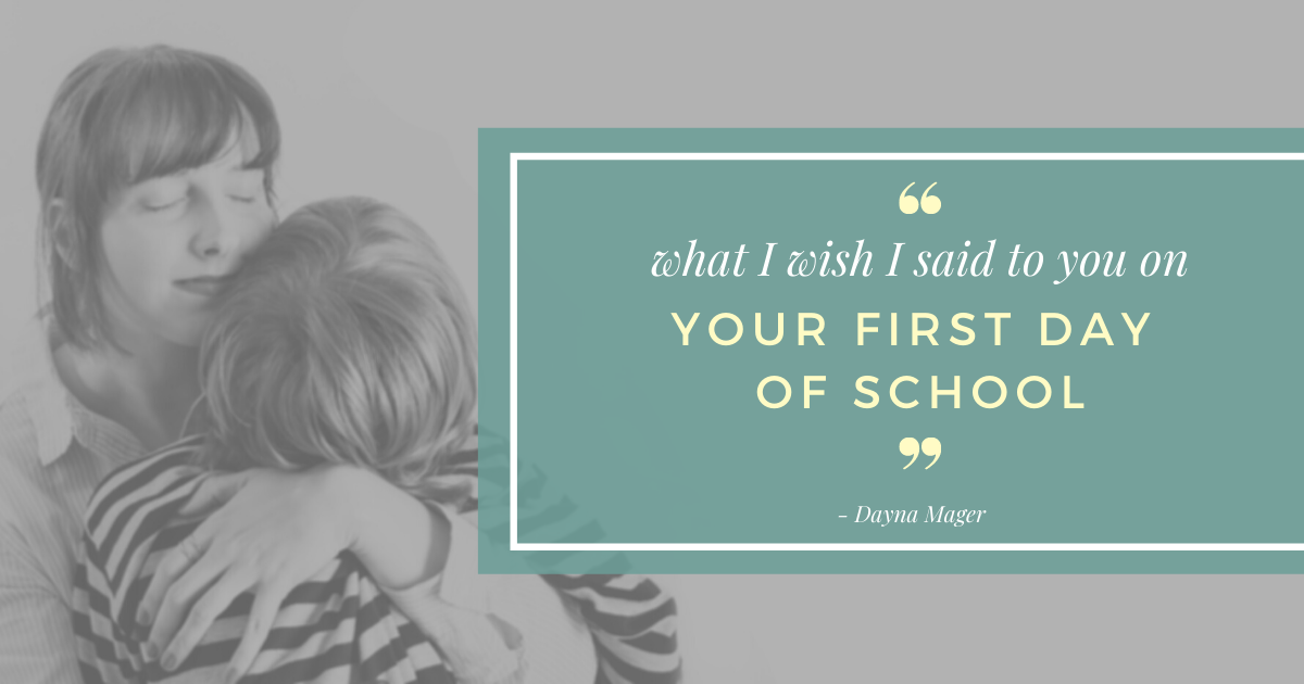 A Letter To My Baby On Her First Day Of School - The Pause Pursuit